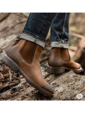 Thursday Boot Co. Legend Chelsea Boots Brown Leather Men's Size 11.5